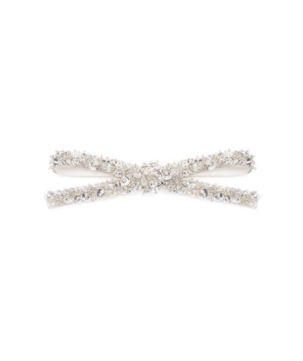 “Bardot” Crystal Bow