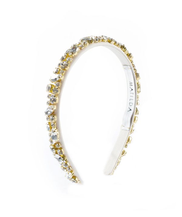 "Queen" Embroidered Headband