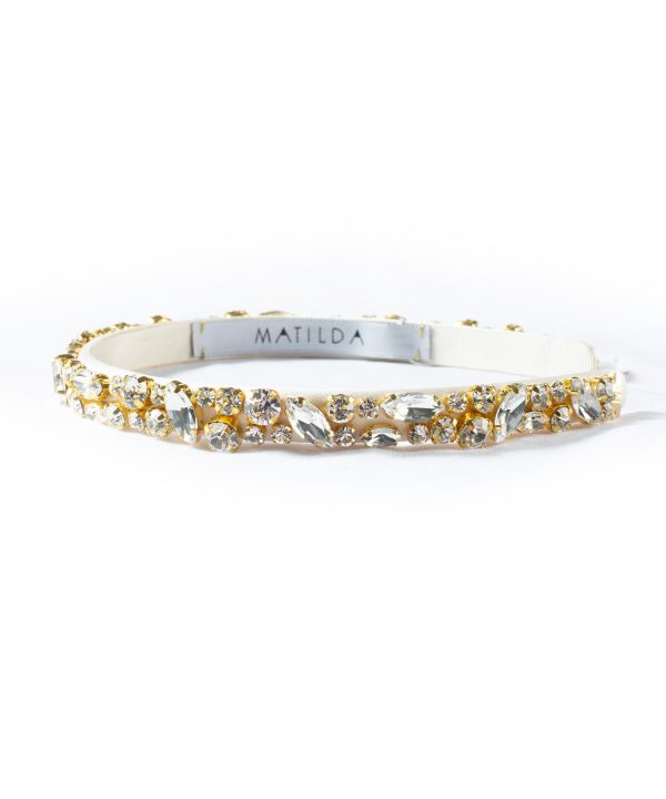 "Queen" Embroidered Headband - Image 3
