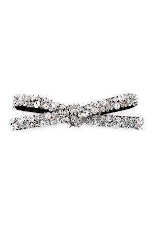 “Bardot” Crystal Bow