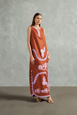 APPLIQUÉ MIDI TUNIC