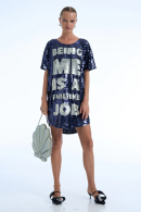 SEQUIN MAXI TEE DRESS:BEING ME IS A FULL TIME JOB