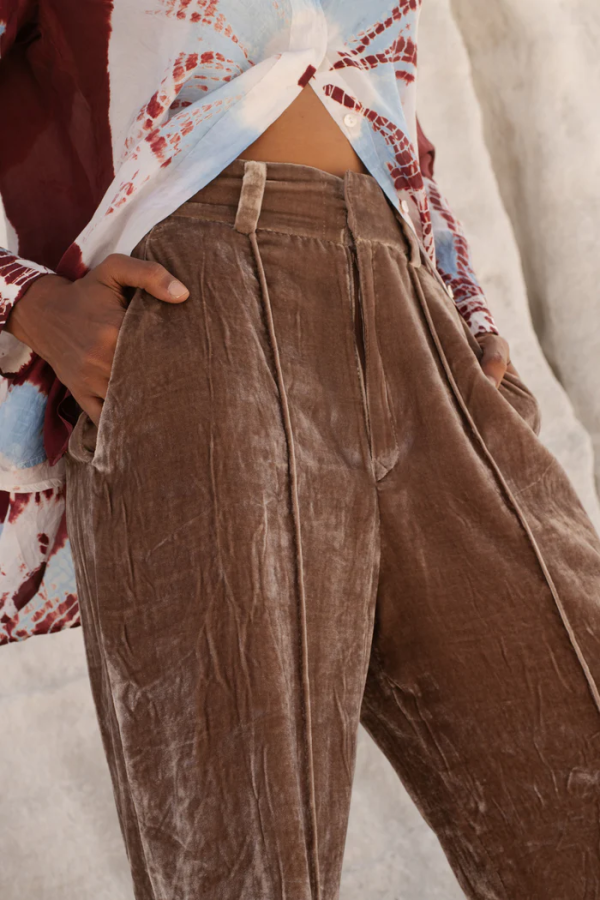BURGUNDY TIE DYE BLOUSE - Image 6