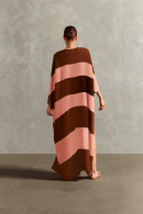 Bold Stripes Long Kaftan