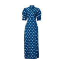 CAMPO IN BLUE DRESS