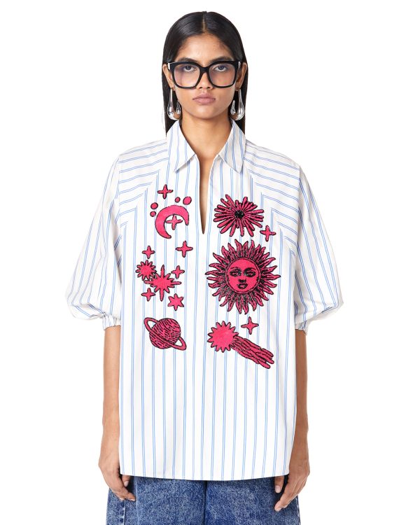 Celestial polo batwing shirt - Image 2