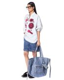 Celestial polo batwing shirt