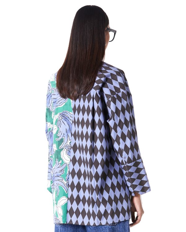 Paneled tie-up shirt - Image 3