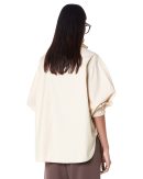 Bouquet zip-up batwing shirt