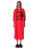 Celestial batwing shirt-dress