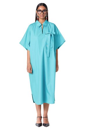 Half batwing shirt- dress