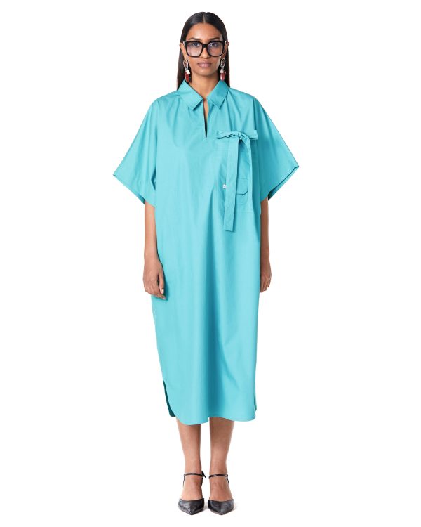 Half batwing shirt- dress