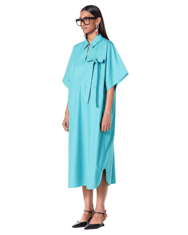 Half batwing shirt- dress - Image 2