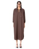 Polo batwing shirt-dress