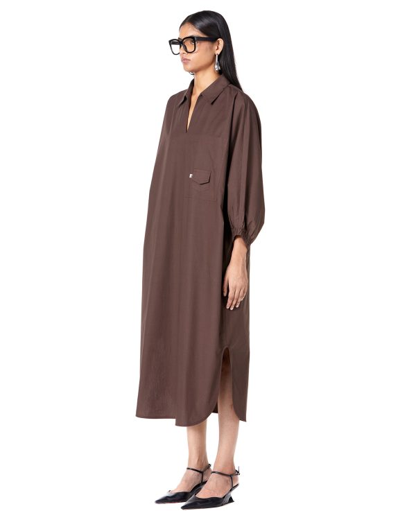 Polo batwing shirt-dress - Image 2