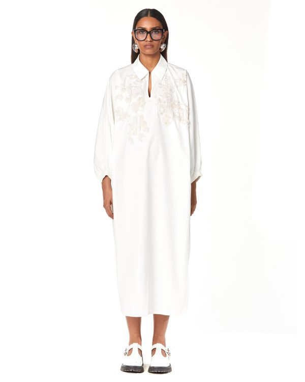 Bouquet batwing shirt dress