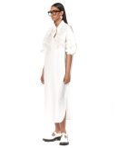 Bouquet batwing shirt dress