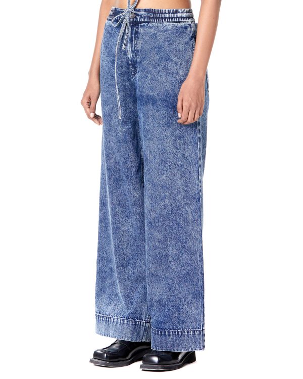 CROPPED WIDE-LEG JEANS - Image 4