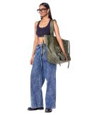 CROPPED WIDE-LEG JEANS