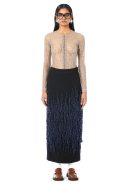 HANDCRAFTED DRIPS MAXI SKIRT