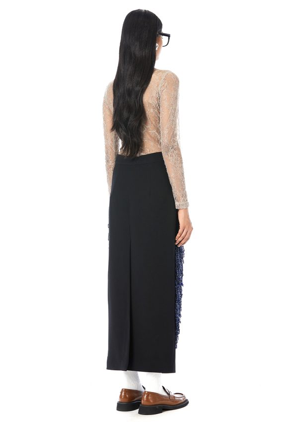 HANDCRAFTED DRIPS MAXI SKIRT - Image 2