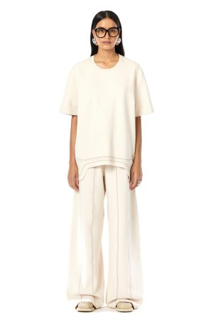 PANELLED BAGGY SWEATPANTS (ELASTICATED)