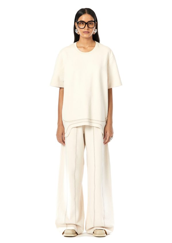 PANELLED BAGGY SWEATPANTS (ELASTICATED)
