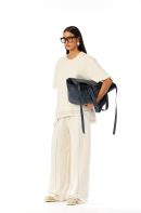 PANELLED BAGGY SWEATPANTS (ELASTICATED)