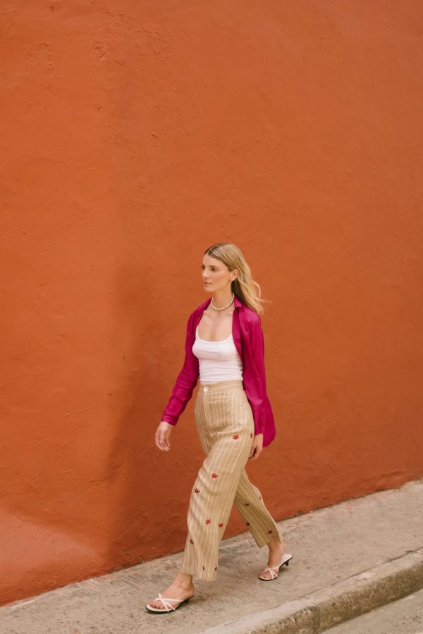 Crab Linen Trousers - Image 2