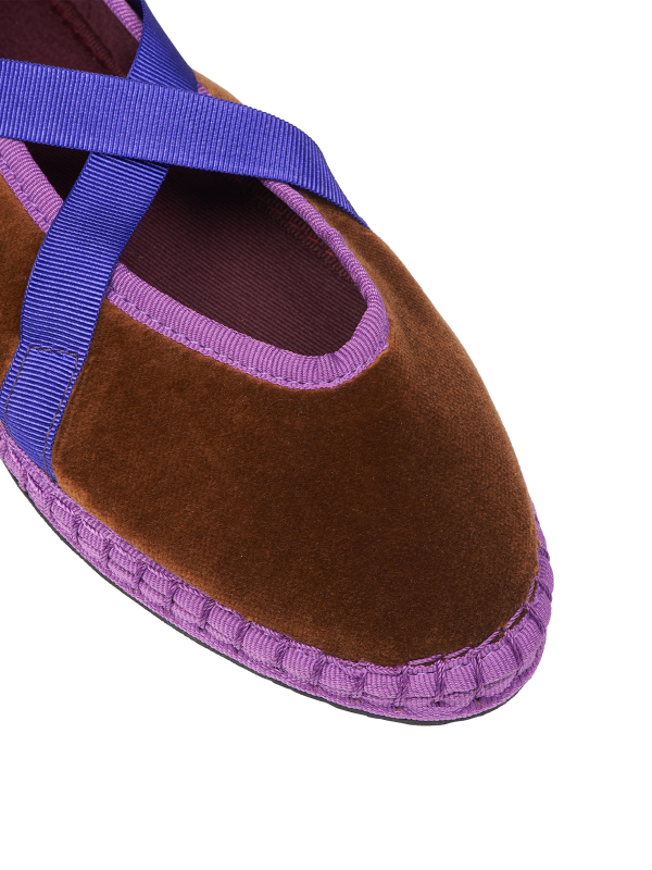 Eichiro Velvet Ribbon Brown - Image 3