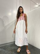 SLEEVELESS FLORA DRESS