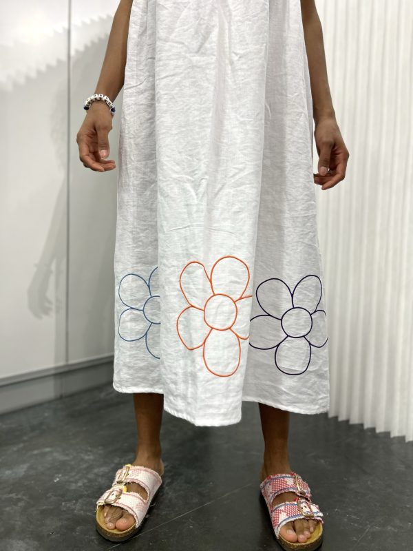 SLEEVELESS FLORA DRESS - Image 4