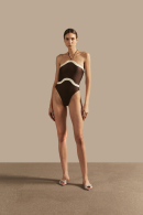 Giardino High-Leg Halterneck Swimsuit