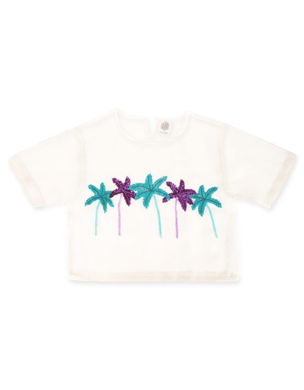 Palm Tree Organza T-shirt - Image 2