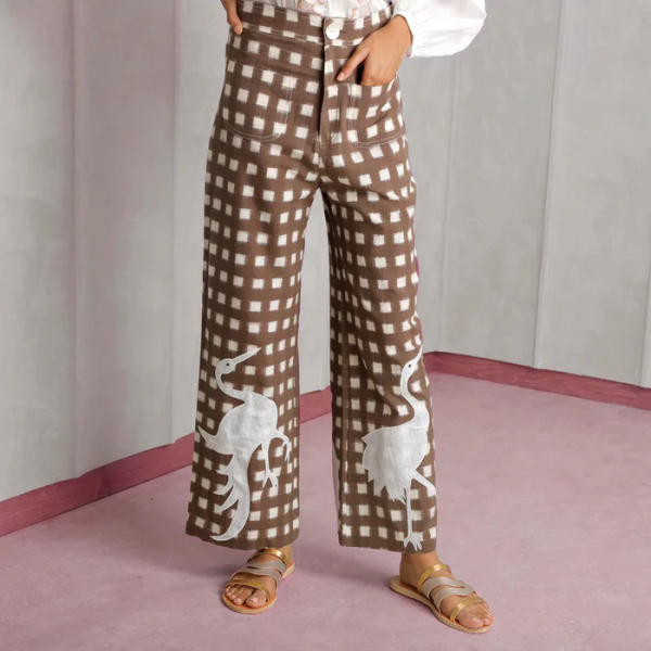 Picnic Trousers Ivory - Image 4