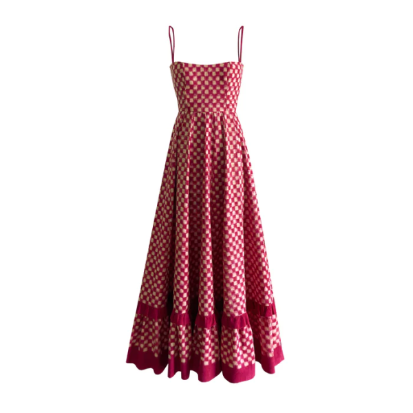 Red CHECKMATE DRESS