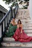Red CHECKMATE DRESS
