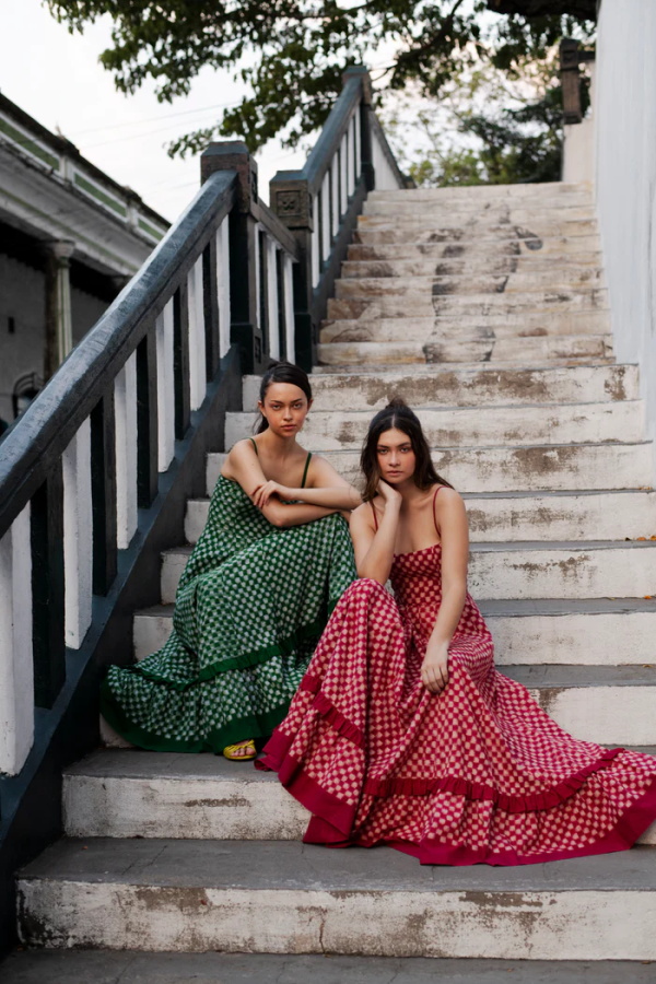 Red CHECKMATE DRESS - Image 3