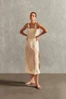 RÉSEAU APPLIQUÉ MIDI DRESS