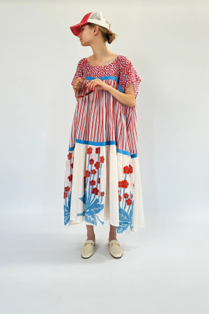 Wind dress long