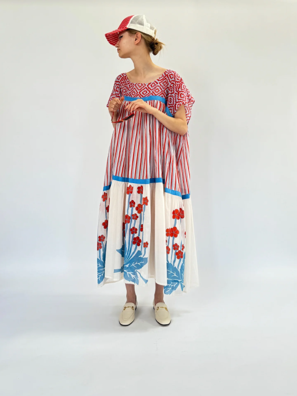 Wind dress long
