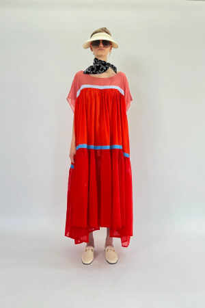 Wind dress long