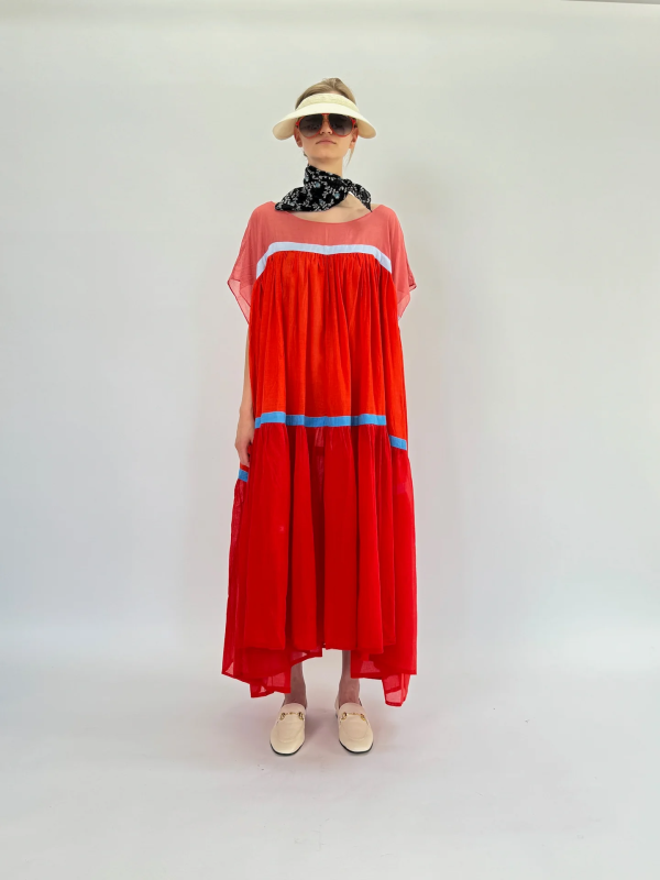 Wind dress long