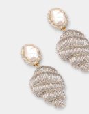 CONCH EARRINGS Silver