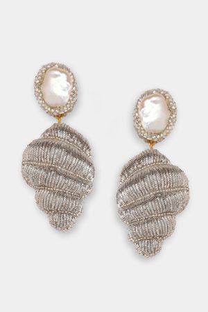 CONCH EARRINGS Silver
