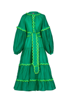 Flame Dress Green