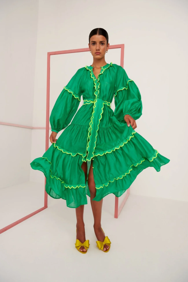 Flame Dress Green - Image 2