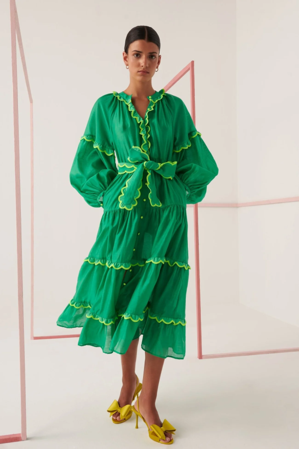 Flame Dress Green - Image 5