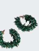 FLOWER HOOPS SMALL - Green