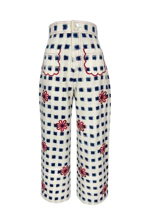 Costal Check Trousers